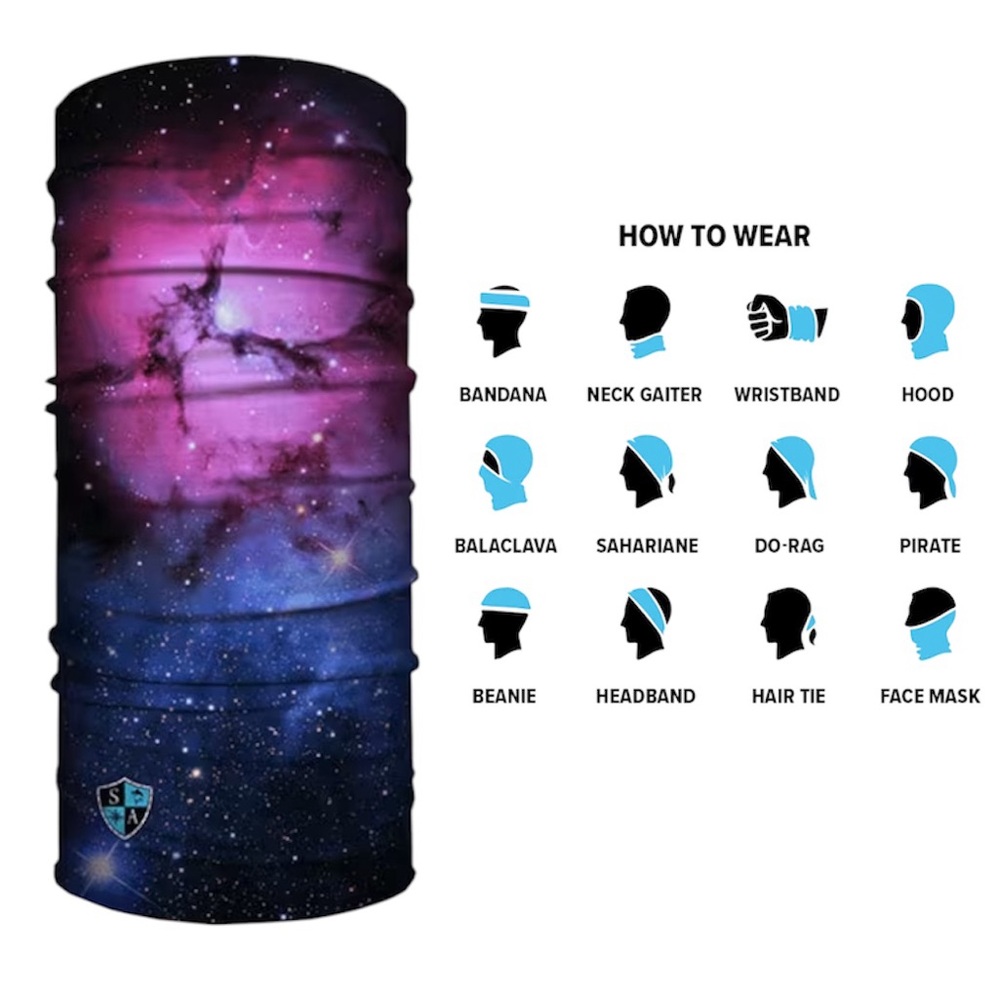 SA Multi-use Face Shields Nebula/Galaxy Print 🆕